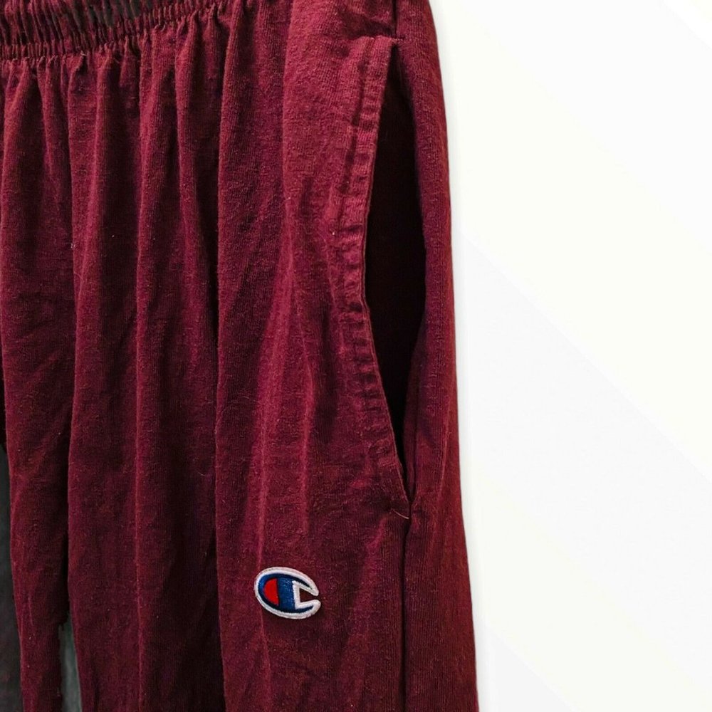Champions Authentic Athleticwear Men's Small Drawstring Waistband Sweatpant Red - Picture 4 of 7